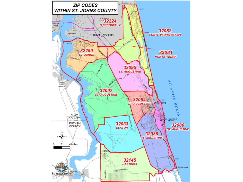 zip codes in st johns county fl
